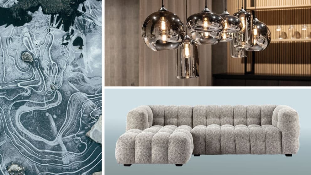 Foto: Katie Doherty, hanglamp treviso van Table Du Sud en bank Nuvola via Bouman en Potter