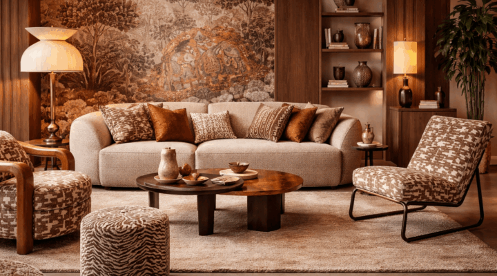 bold prints strong interiors compressed