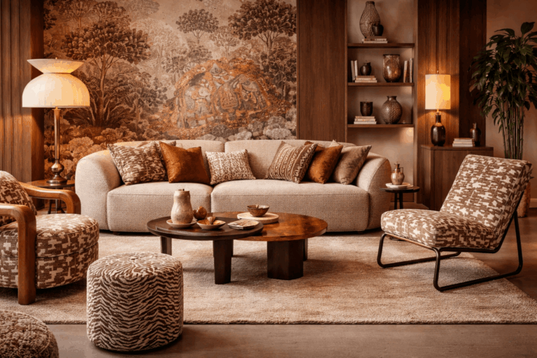 bold prints strong interiors compressed